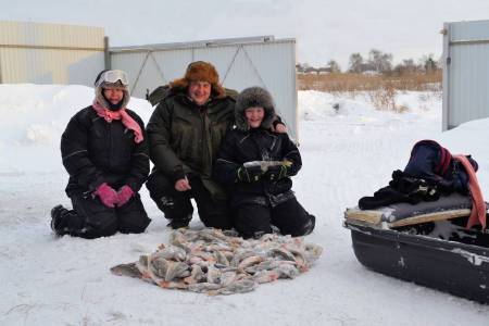 Рыбалка в ноябре на базе отдыха Клевое место